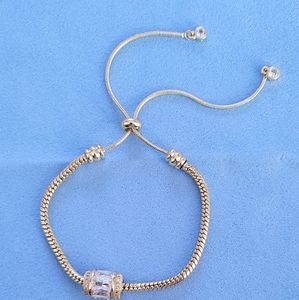 Barrel CZ Bolo Bracelet
